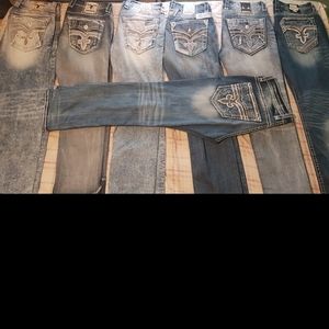 Mens rock revival jeans not for sale😈